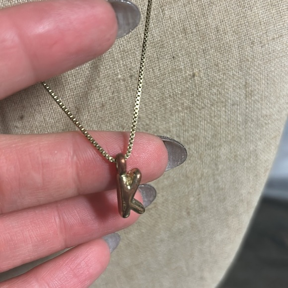 BaubleBar Gold 'K' Charm Necklace - Picture 3 of 3